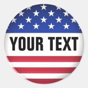 Etiqueta personalizada dos EUA