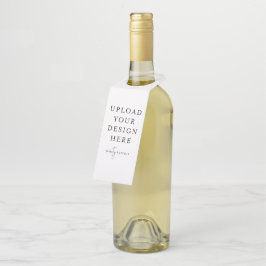 Etiqueta Personalizada para Garrafa Pendurada