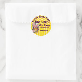 Etiqueta personalizada RAW HONEY