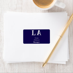 Etiqueta Personalizado vibrante profissional