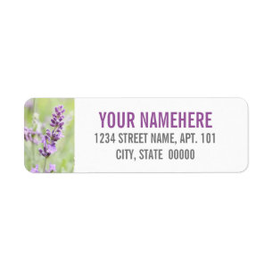 Etiqueta Personalizar Lavanda