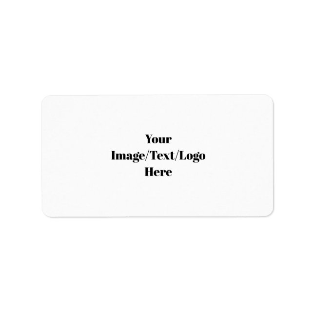 Etiqueta Personalizar ou personalizar (Frente)