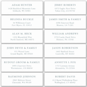 Etiqueta personalizável de etiquetas de endereço d