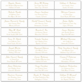 Etiqueta personalizável de etiquetas de endereço d