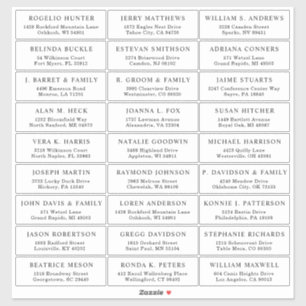 Etiqueta personalizável de etiquetas de endereço d