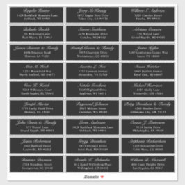 Etiqueta personalizável de etiquetas de endereço d