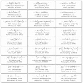 Etiqueta personalizável de etiquetas de endereço d