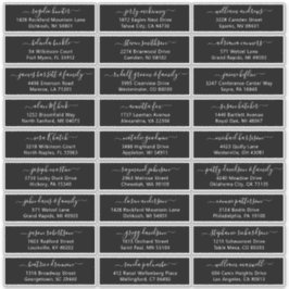 Etiqueta personalizável de etiquetas de endereço d