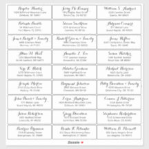 Etiqueta personalizável de etiquetas de endereço d