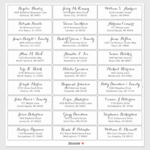 Etiqueta personalizável de etiquetas de endereço d