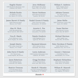 Etiqueta personalizável de etiquetas de endereço d