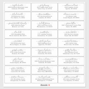 Etiqueta personalizável de etiquetas de endereço d