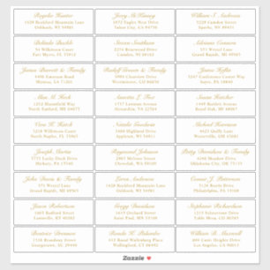 Etiqueta personalizável de etiquetas de endereço d