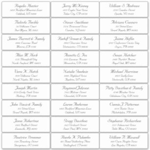 Etiqueta personalizável de etiquetas de endereço d