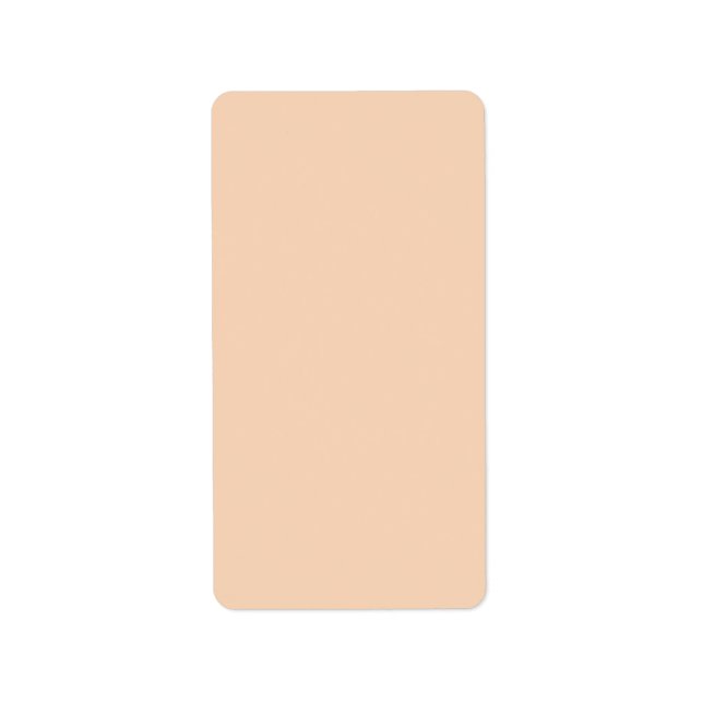 Etiqueta Pêssego do Outono de Inverno (Frente)