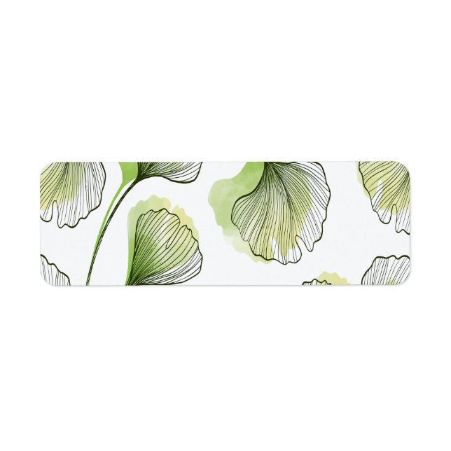 Etiqueta Pétalas verdes (Frente)