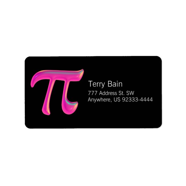 Etiqueta Pi Expo Rosa (Frente)