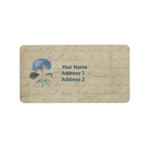 Etiqueta Pia batismal azul de Sans Serif da antiguidade do