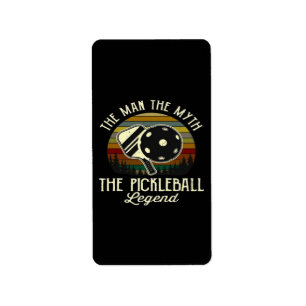 Etiqueta Pickleball- O Homem, O Mito, A Lenda