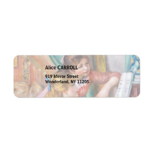 Etiqueta Pierre Auguste Renoir - Jovens Meninas no Piano