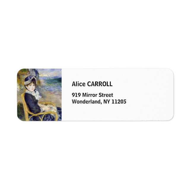 Etiqueta Pierre-Auguste Renoir - Pelo Mar (Frente)