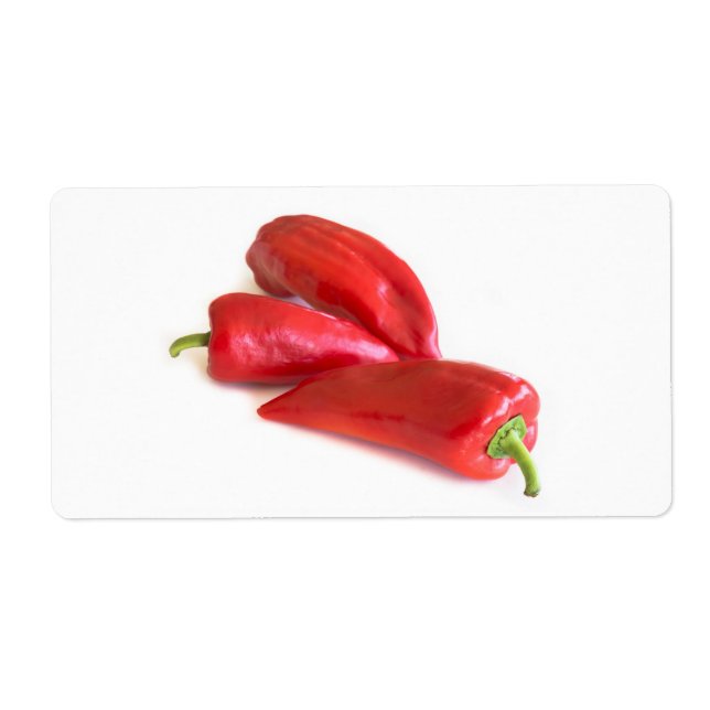 Etiqueta Pimenta vermelha (Frente)