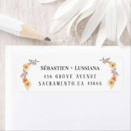 Etiqueta Pincel Moderno Manuscrito