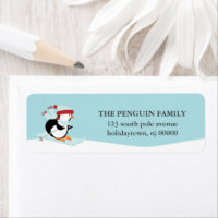 Pinguim de Natal bonito