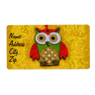 Etiqueta Pintura de coruja