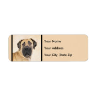 Pintura em Boerboel - Arte Cachorra Original