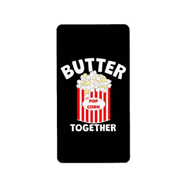 Etiqueta Pipoca de Filme JUNTOS (Frente)