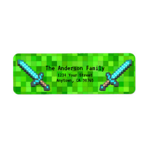 Etiqueta Pixéis verdes que minam o endereço feito sob
