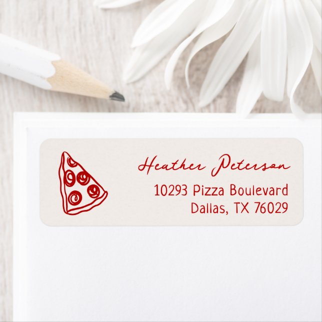 Etiqueta Pizza de Entrega Especial (Insitu)