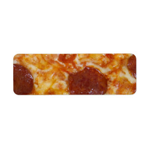Etiqueta Pizza de Pepperoni