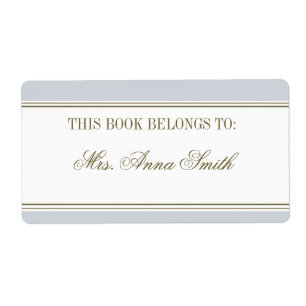 Etiqueta Placa azul francesa de distribuição simples