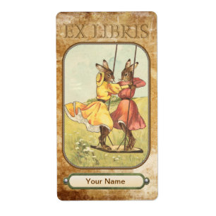 Etiqueta Placa de Livro de Bolny Swing