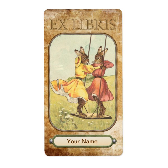 Etiqueta Placa de Livro de Bolny Swing (Frente)