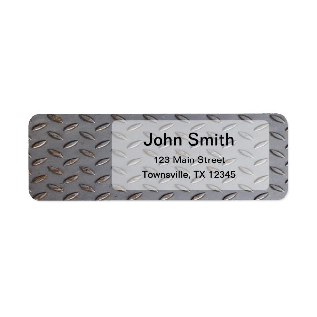 Etiqueta Placa de Piso (Frente)