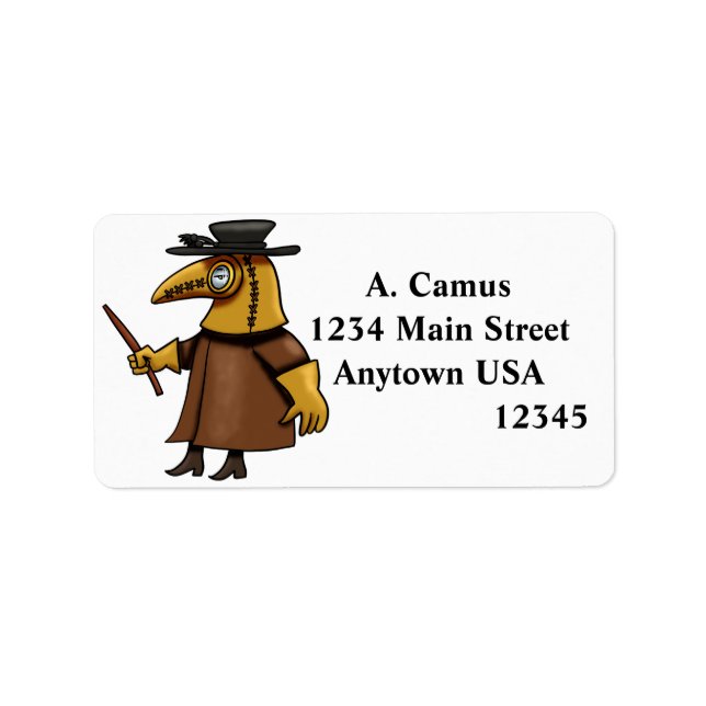 Etiqueta Plague Doutor (Frente)