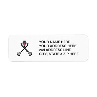 Etiqueta Player de Lacrosse Personalizado