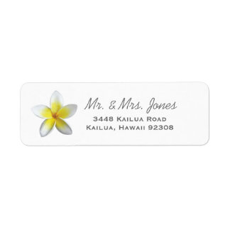 Etiqueta Plumeria Address Labels