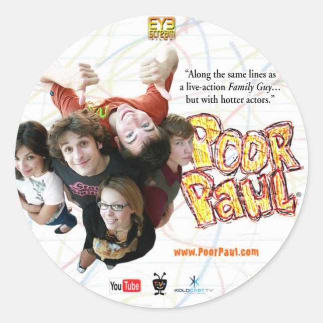 Etiqueta pobre de Paul (Frente)