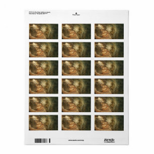 Etiqueta Pobre Urso Pequeno, 1912, por John Bauer