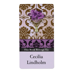 Etiqueta POINSÉTIA de VENEZIA em Brown e em Lilac