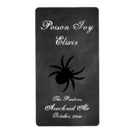 Etiqueta Poison Ivy Elixir Beer Label