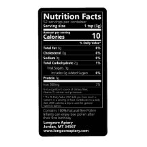 Pólen De Abelhas Fatos De Produto Preto