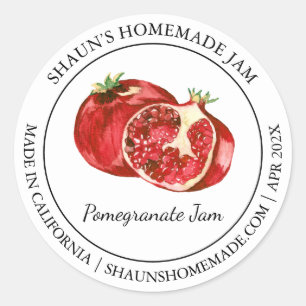Etiqueta Pomegranate Jam Modern