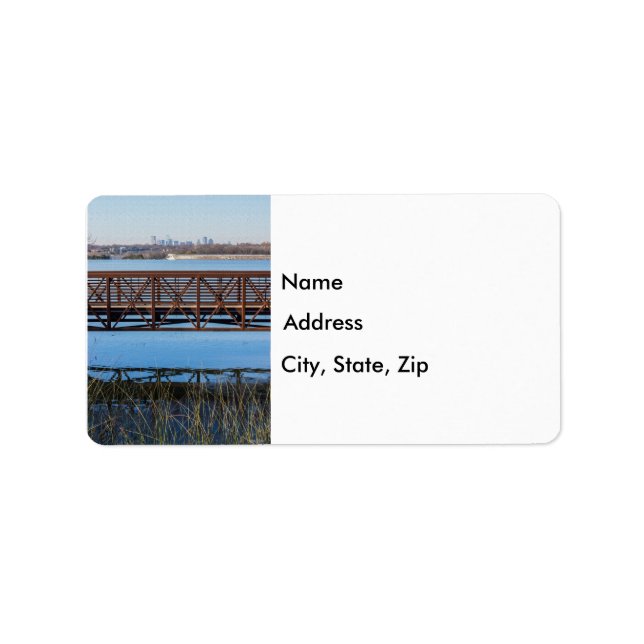 Etiqueta Ponte em White Rock (Frente)