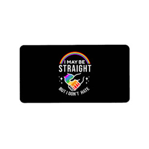 Etiqueta Posso ser Hetero, mas não odeio Orgulho gay LGBT