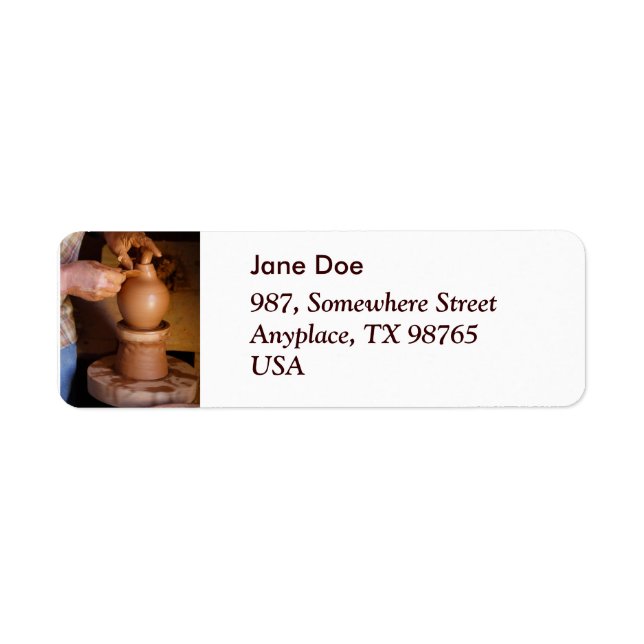 Etiqueta Potter no trabalho (Frente)